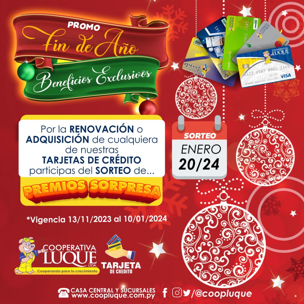 Luques para final de sales ano